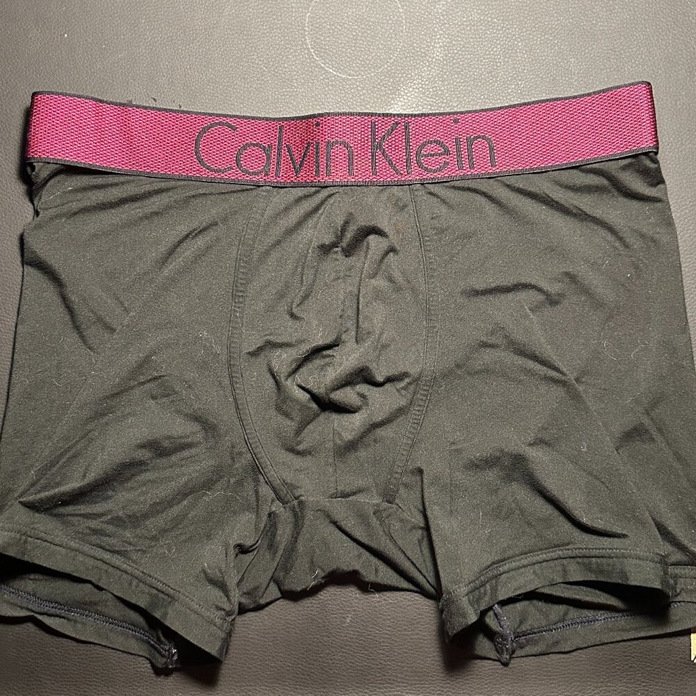 Calvin Klein Men's Customized Micro Boxer Briefs (Pink/Black, Medium) - Picture 5 of 6